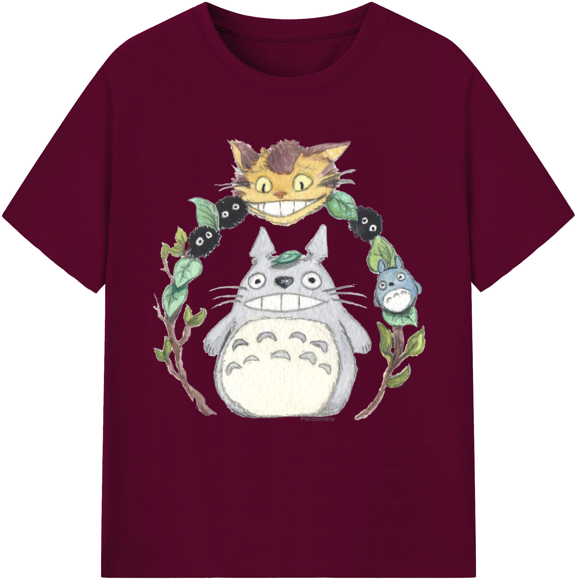 （画像用） となりのトトロ 草壁メイ 草壁サツキ My Neighbor Totoro Satsuki Kusakabe Mei Kusakabe レディースカジュアルプリントTシャツ（綿100％）